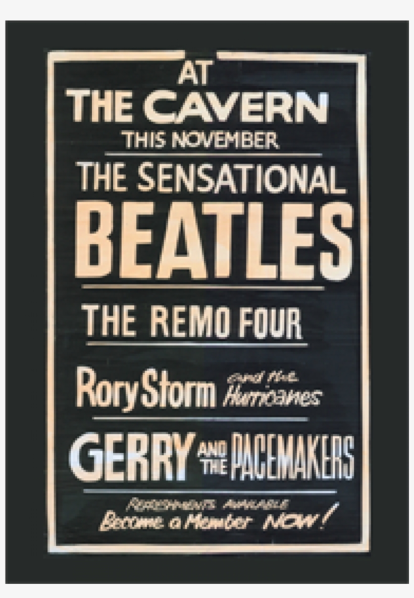 Beatles Poster Png - Affiche Concert Beatles, transparent png