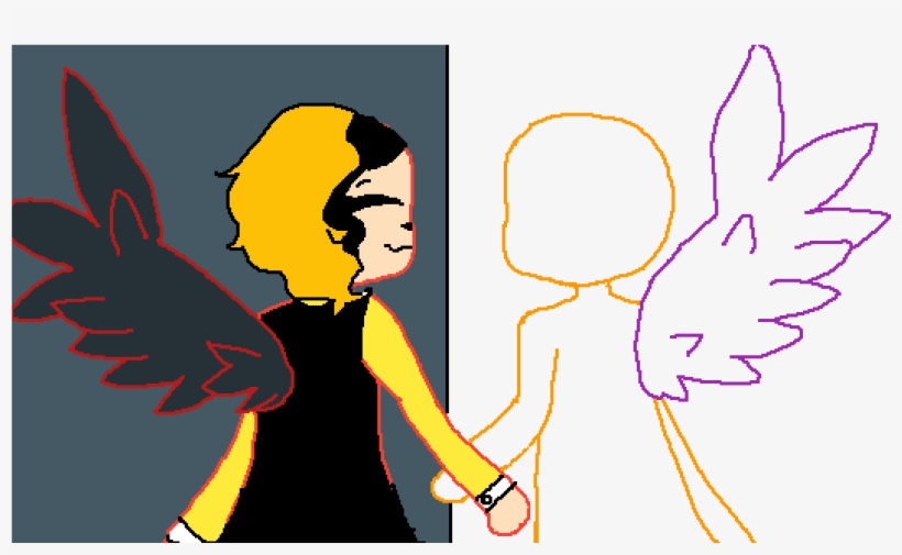 Im A Fallen Angel - Cartoon, transparent png