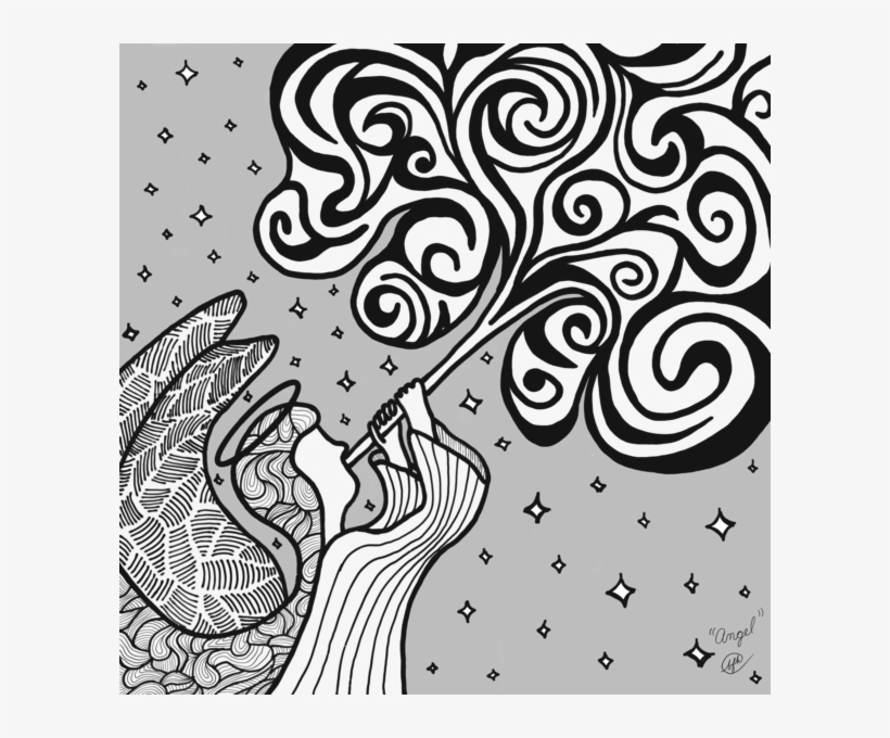 "angel" - Illustration, transparent png
