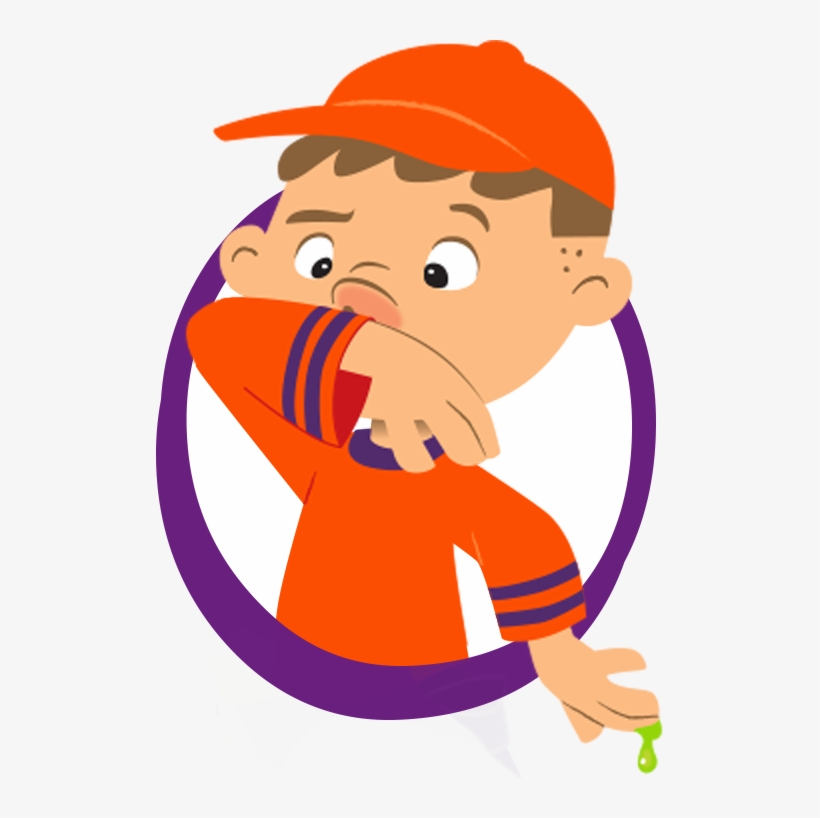 Save The Sleeve For Emergency Sneezes - Pick Your Nose Cartoon, transparent png