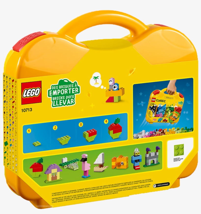 Bricks And Gears - Lego 10713 Creative Suitcase, transparent png