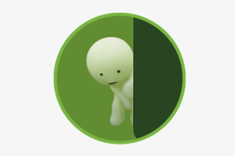 Smiski Series 1 Peeking Down Gid - Circle, transparent png