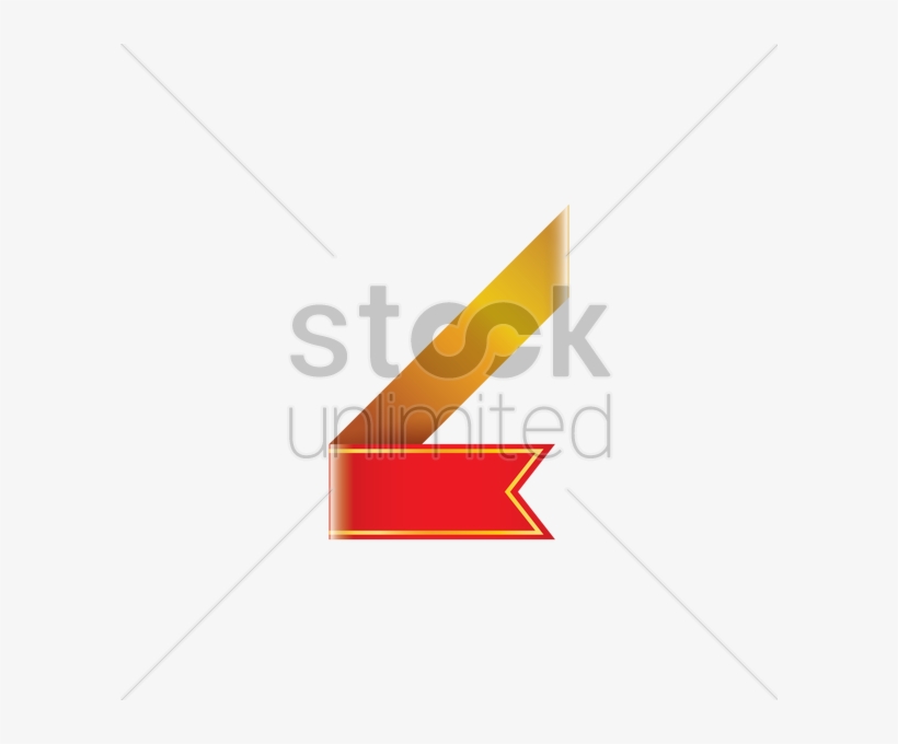Red Ribbon Banner Png - Number, transparent png