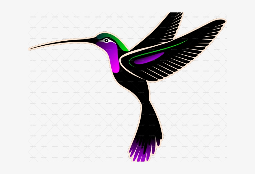 Drawn Hummingbird Png Transparent - Batik .png, transparent png