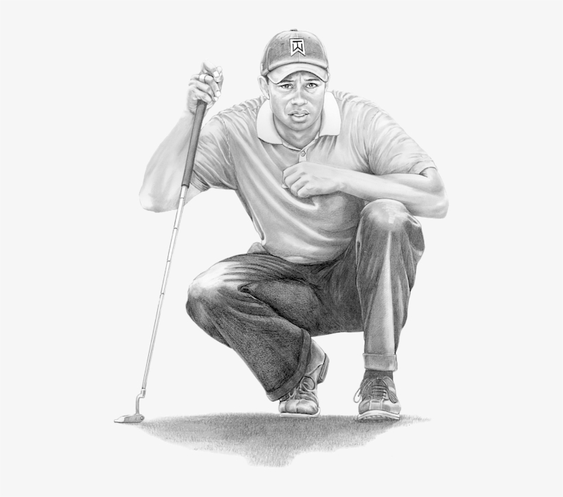 Bleed Area May Not Be Visible - Tiger Woods, transparent png