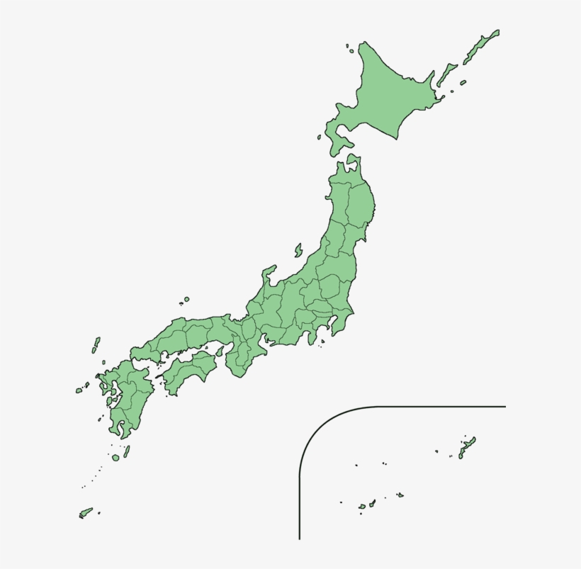 Japan Large Trans - Shikoku On Map Of Japan, transparent png