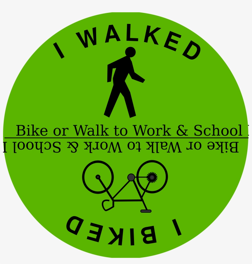 This Free Icons Png Design Of Bike Or Walk To Work, transparent png
