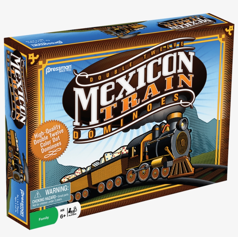 Pressman Mexican Train Dominoes, transparent png