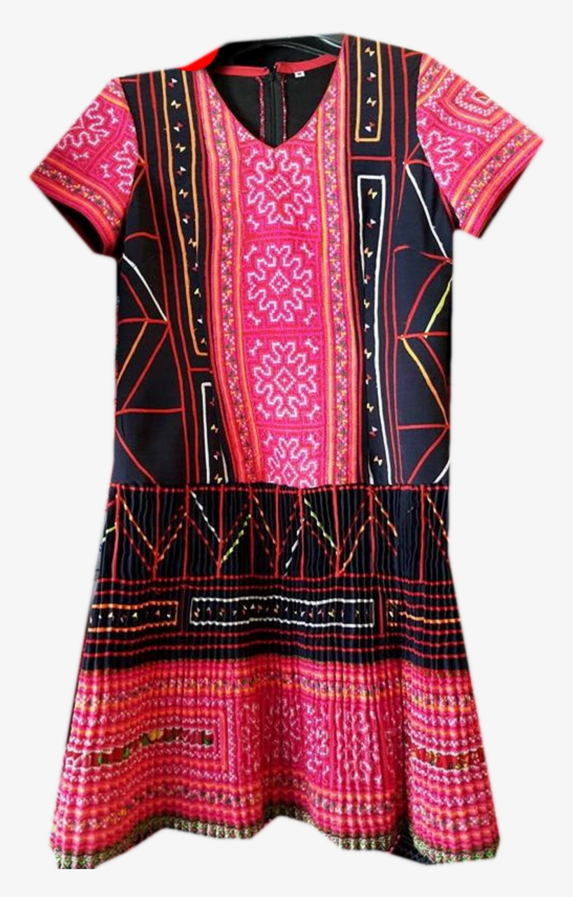 Tribal Patter Dress-15 - Day Dress, transparent png
