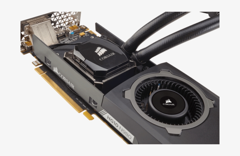 The Hg10 N980 And N970's Aluminium Bracket And Integrated - Corsair H100 On Gpu, transparent png