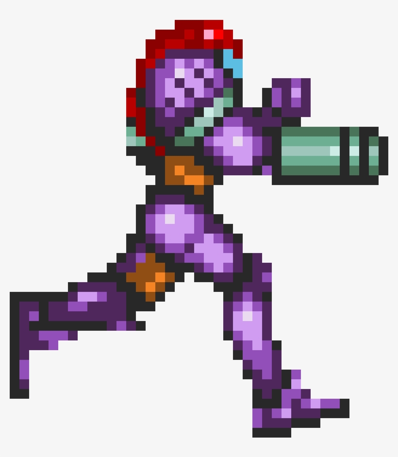 Super Metroid - Metroid Perler Beads, transparent png