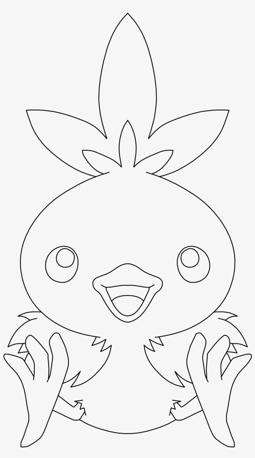 How To Draw Torchic Step - Sketch, transparent png