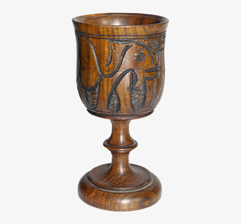 Cup, Drinking Cup, Vessel, Wood Chalice, Wood, Isolated - Coupe A Boire Antique, transparent png