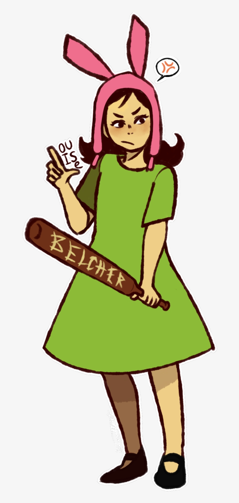 Been Watching A Lot Of Bobs Burgers - Cartoon, transparent png
