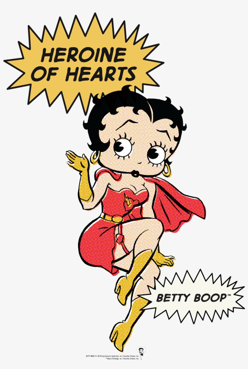 Betty Boop Heroine Of Hearts - Old Betty Boop Comic, transparent png