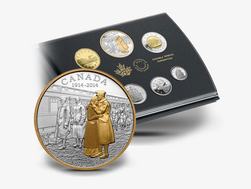 Canada 2014 100th Anniv - 2017 Canadian Coin Set, transparent png