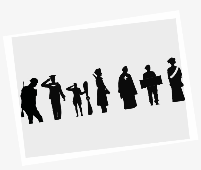 Silent Silhouettes - Silent Soldier British Legion, transparent png