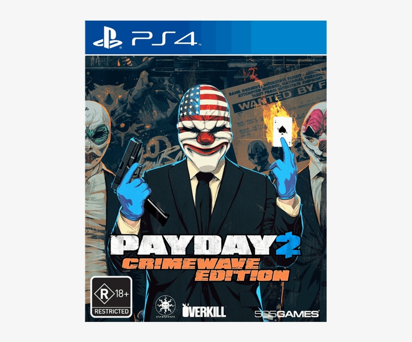 Crimewave Edition - Pay Day 2 Ps4, transparent png