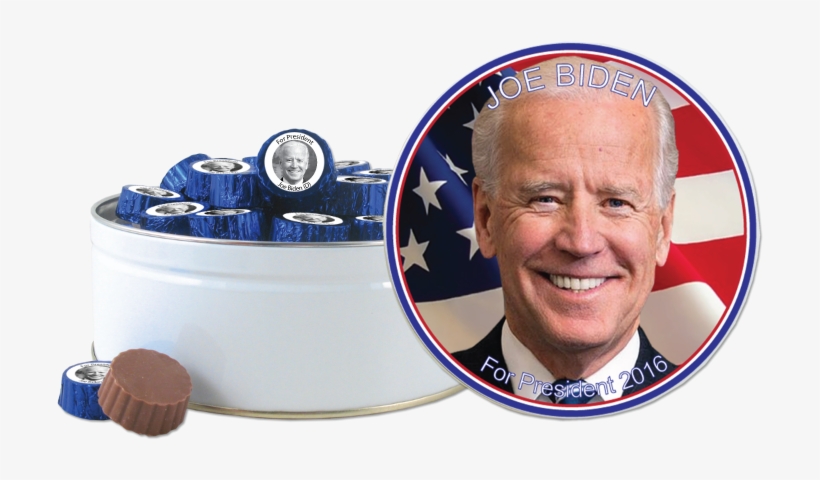 Joe Biden For President Tin With Joe Biden Two-bite - American Flag, transparent png