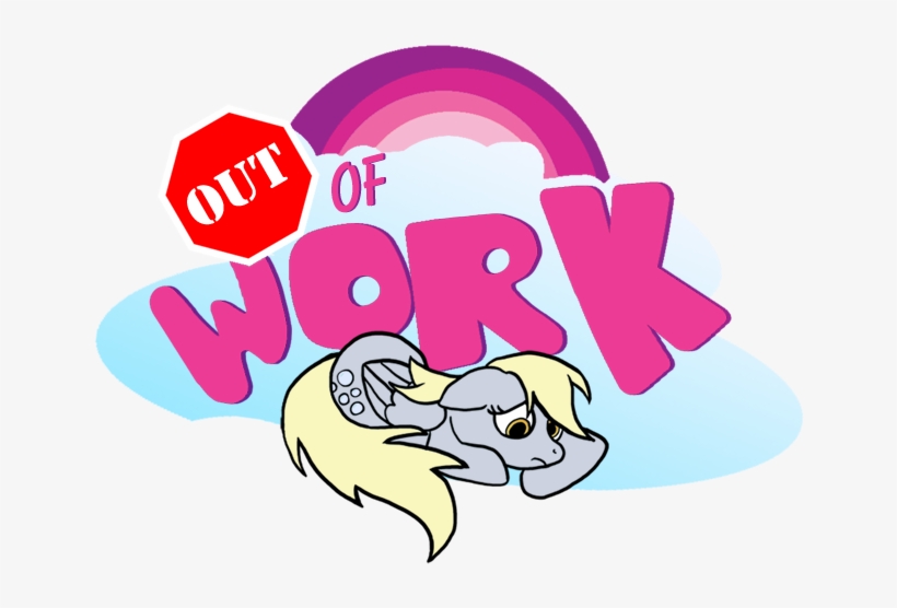 Out Of Work Derpy, transparent png