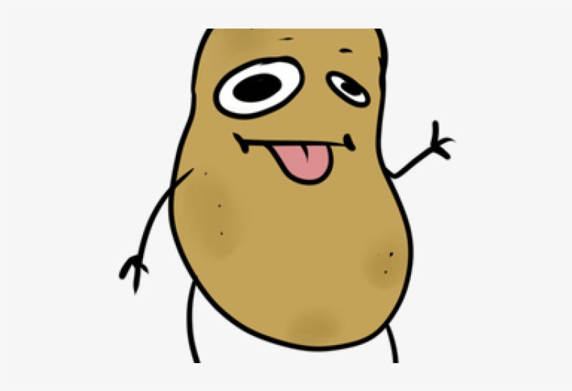 Potato Clipart Derpy - Rainbow Six Batata, transparent png