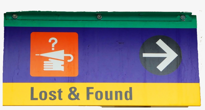 Lost And Found Sign, transparent png