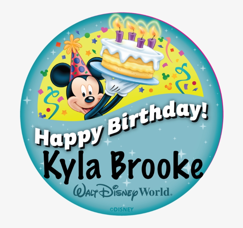 Walt Disney World Todayverified Account - Happy Birthday Pin Disney World, transparent png