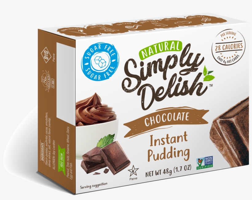 Chocolate Instant Pudding - Chocolate, transparent png