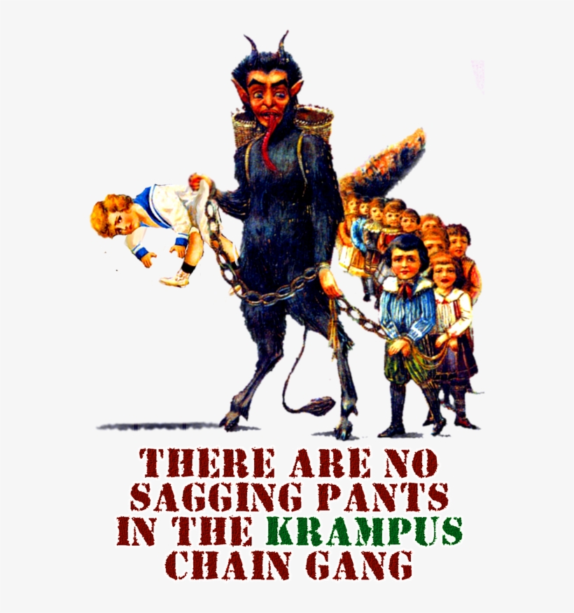 If There's Anything That Krampus Would Ever Have In - Poster, transparent png