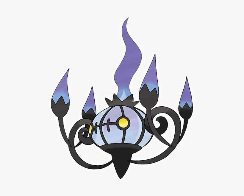 Chandelure Pokemon, transparent png