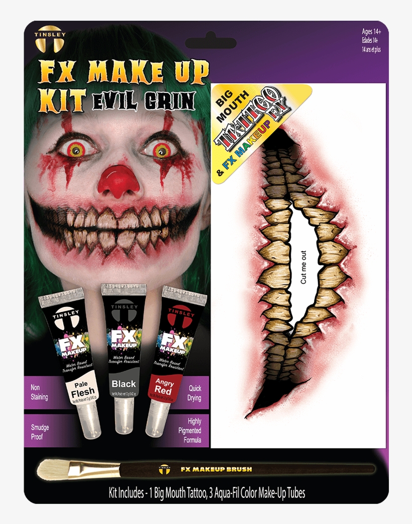Evil Grin - Costume, transparent png