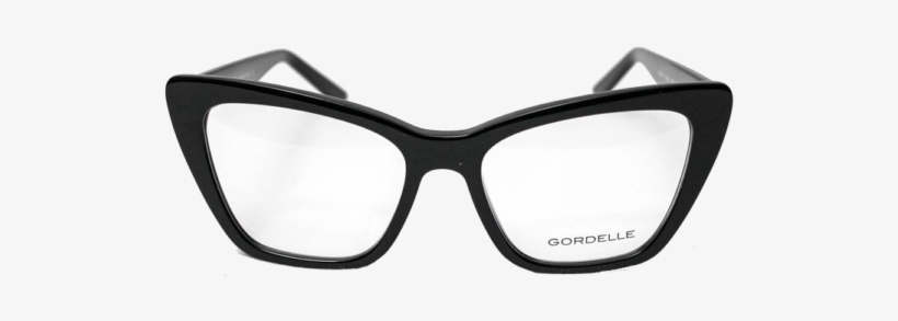 Gotham Black Front - Saint Laurent Cat Eye Optical Red, transparent png
