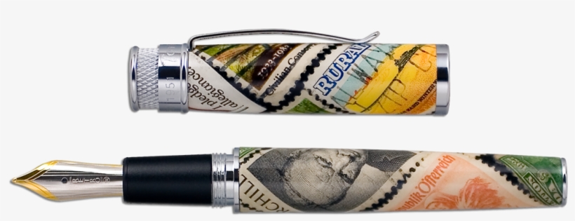 <3 This Pen It Is Made With Actual Canceled Stamps - Eye Liner, transparent png