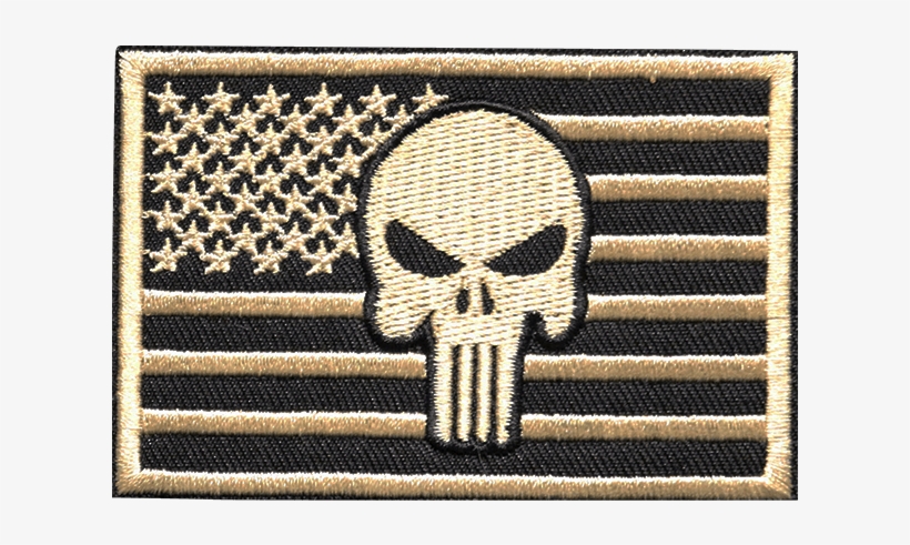 Punisher American Flag - Punisher Skull American Flag, transparent png
