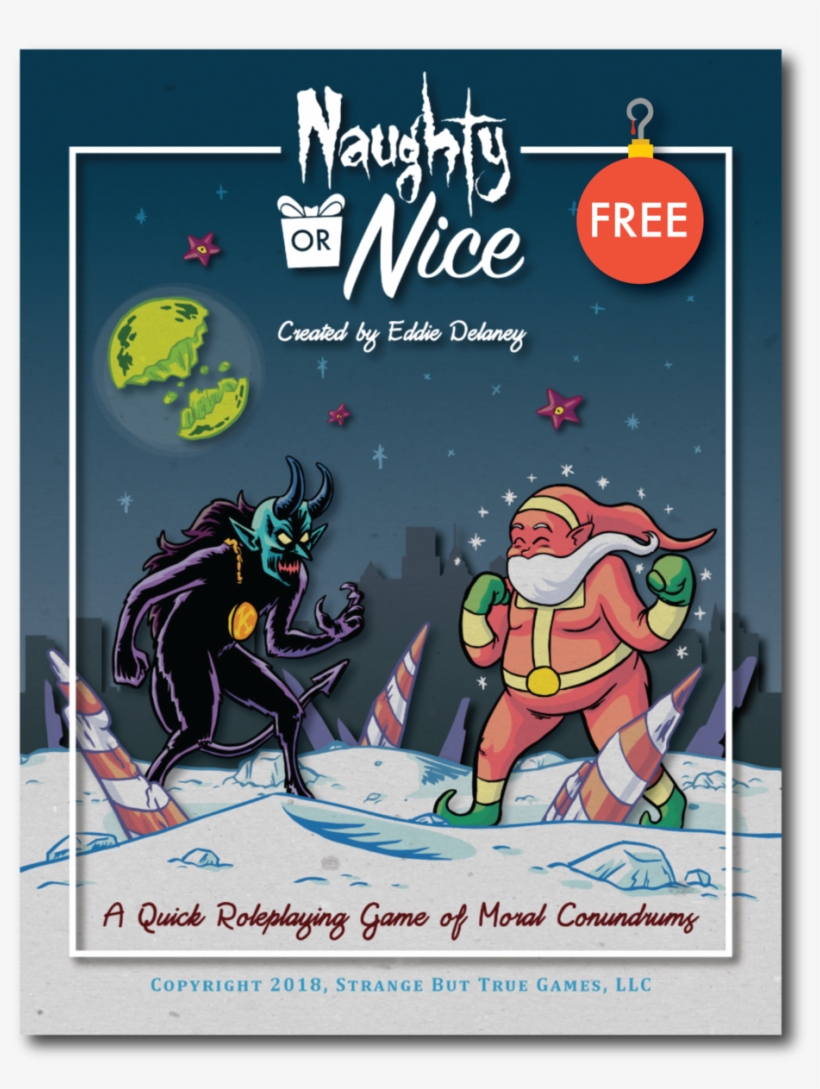 Naughty Or Nice Cover Preview - Poster, transparent png