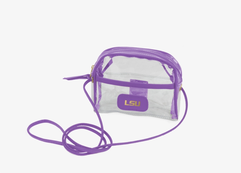 Handmade & Personalized Leather Louisiana State University - Jon Hart Clear Purse, transparent png