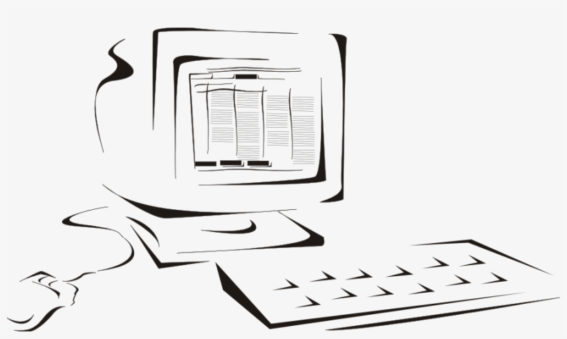 Computer 04 Svg Vector File, Vector Clip Art Svg File - Drawing, transparent png