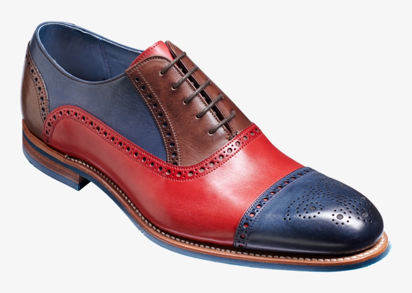 Red / Navy / Ebony Hand Painted - Shoe, transparent png