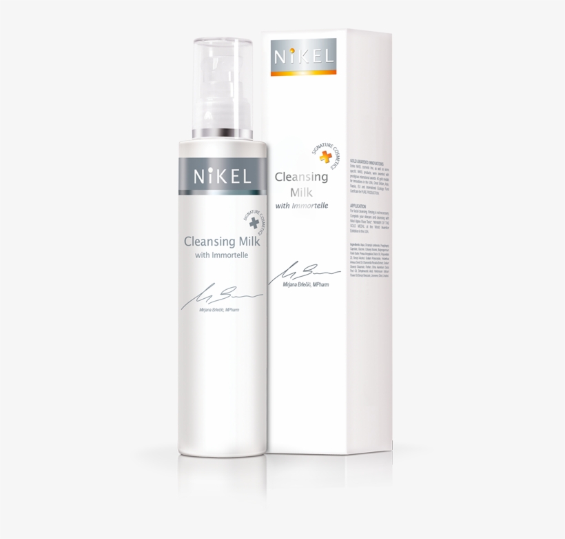Nikel Cleansing Milk With Immortelle - Bottle, transparent png