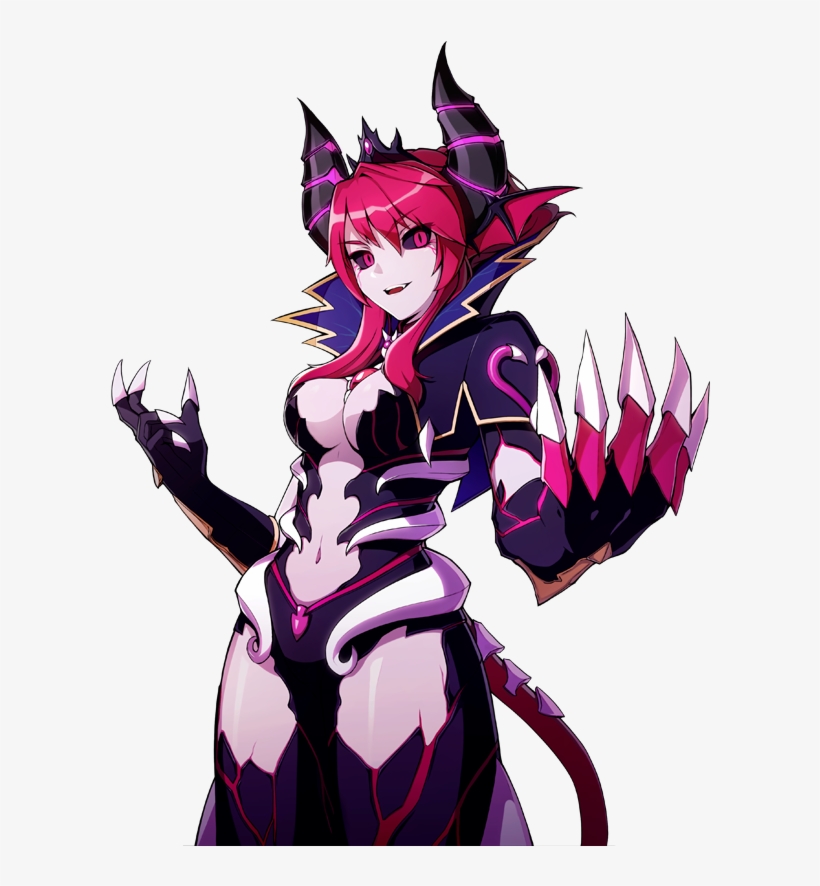 Karis' Real Form, Heart Of Behemoth Boss Monster Succubus - Anime Humanoid, transparent png