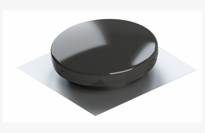 Acol Black Diy Ezylite Static Roof Vent - Circle, transparent png