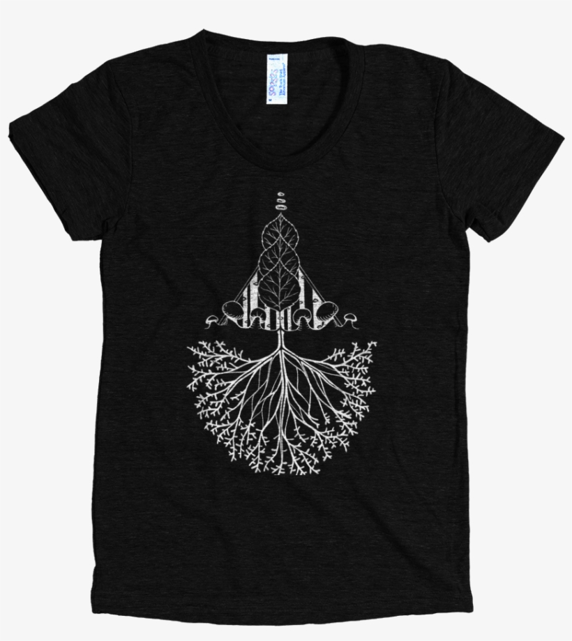 Aspen Fungi White Transparent Mockup Front Wrinkled - Niall Shirt, transparent png