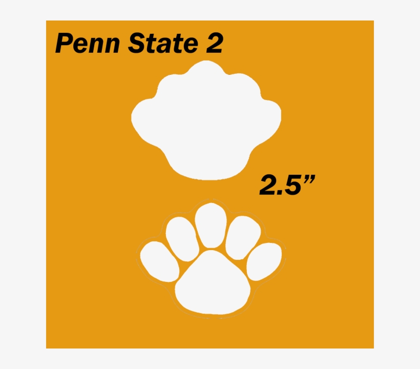 Penn State Paw, transparent png