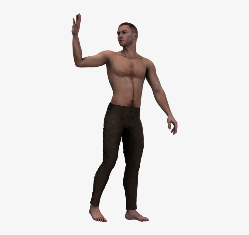 Png Person - Barechested, transparent png
