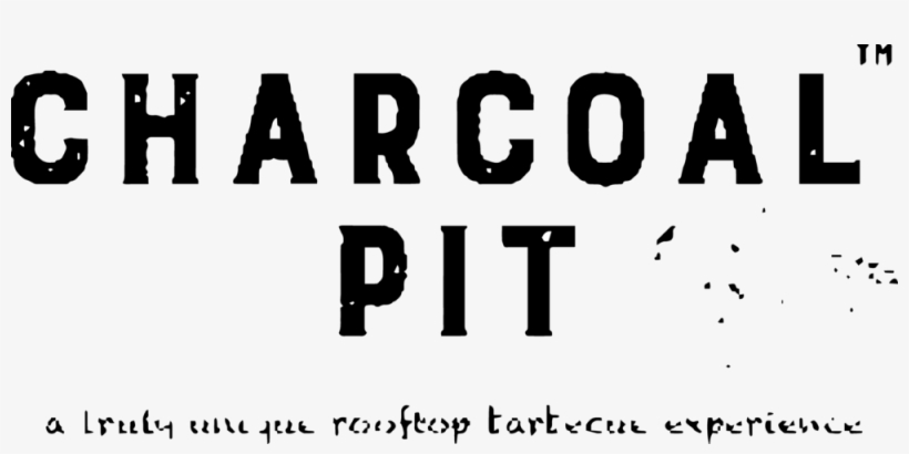 Charcoal Pit - Black-and-white, transparent png