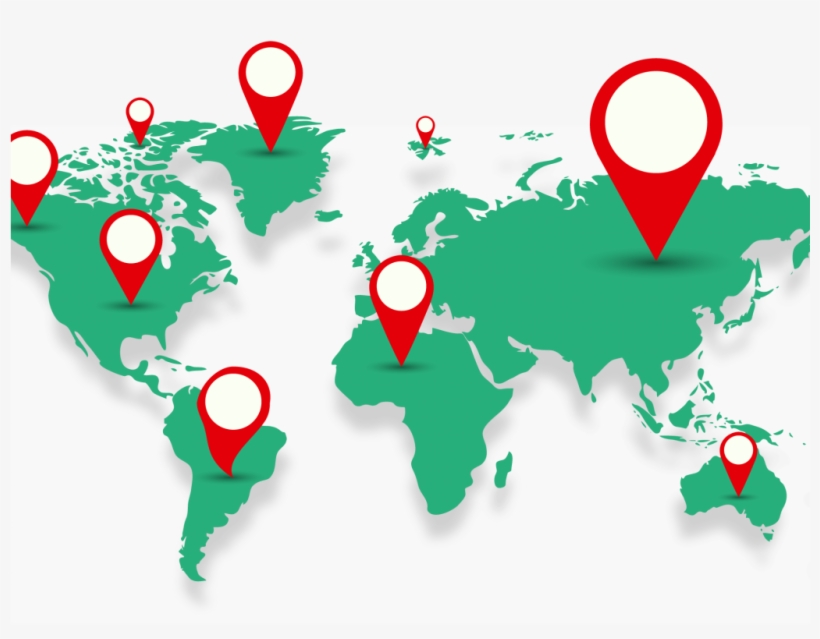 Download Royalty Free World Map - World Map Chocolate, transparent png