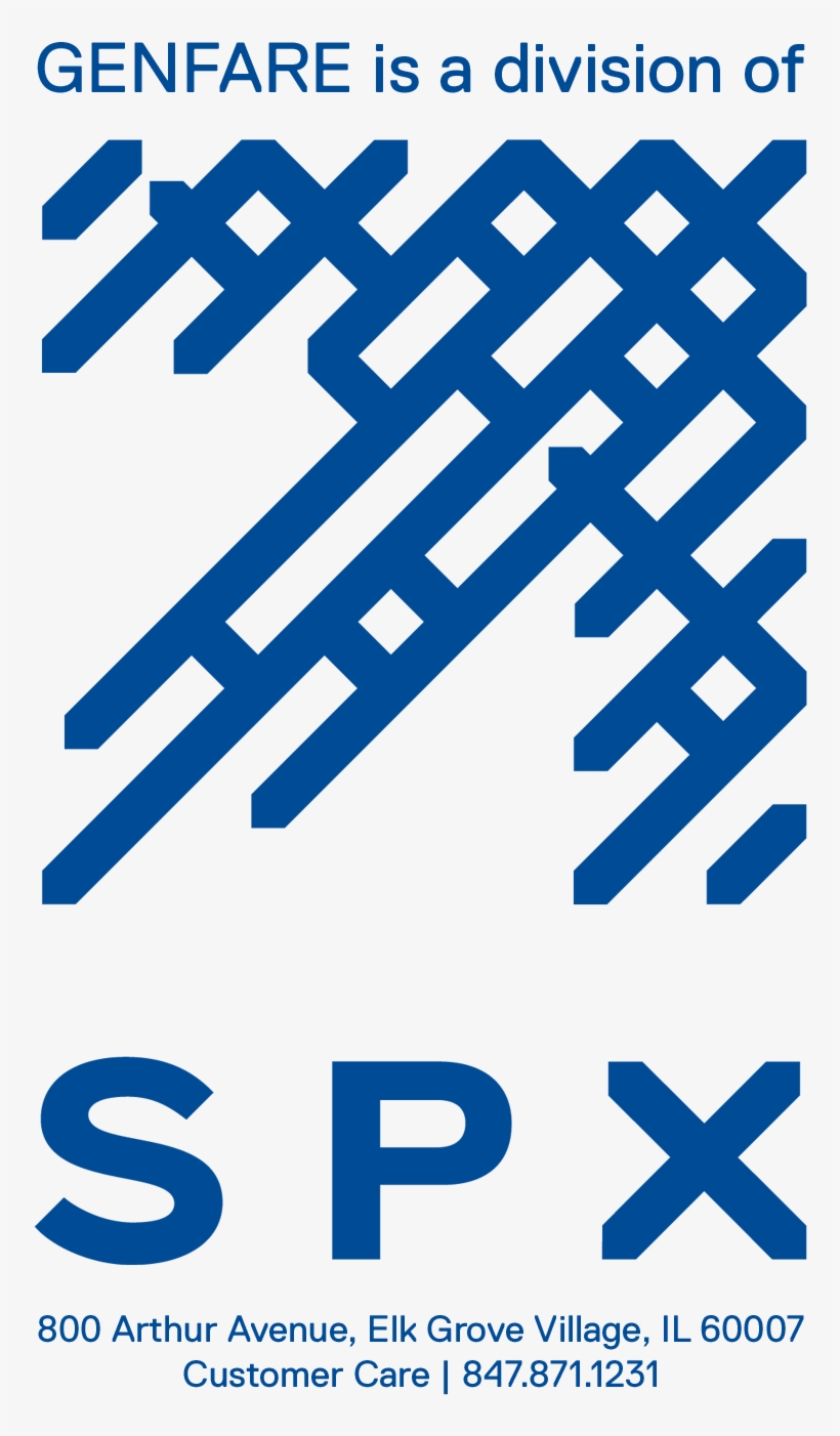 Genfare Is A Division Of Spx With Address - Spx Cooling Technologies Logo Png, transparent png