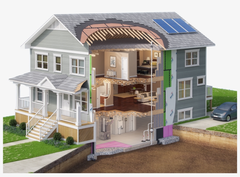 A Scientific Approach To Building Custom Homes - Greenhome Model For School Project, transparent png