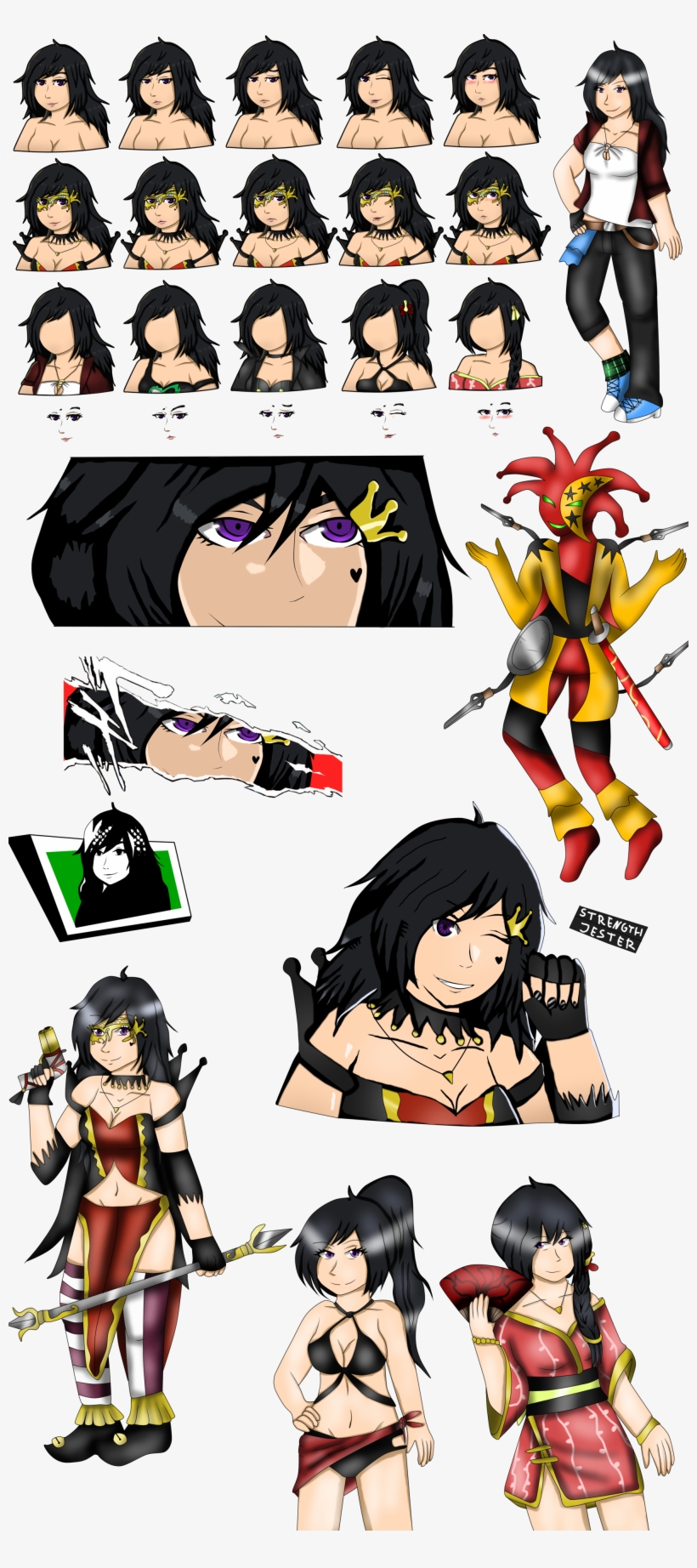 Akis Full Design Jester - Fire Emblem Cut In Persona, transparent png