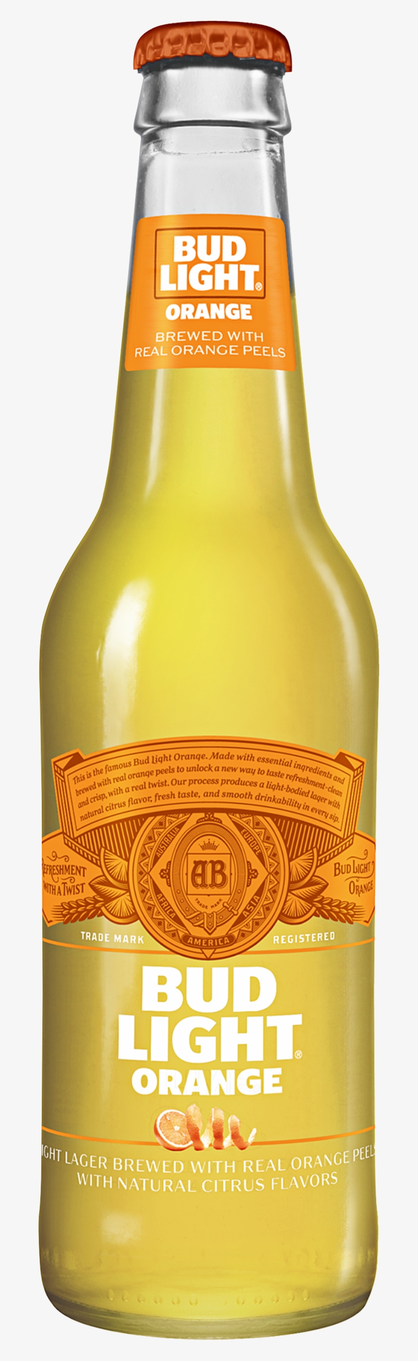 Beer Of The Month Club-central Distributors Jackson - Bud Light Orange Bottle, transparent png